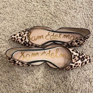 Sam Edelman D’Orsay Leopard Flat